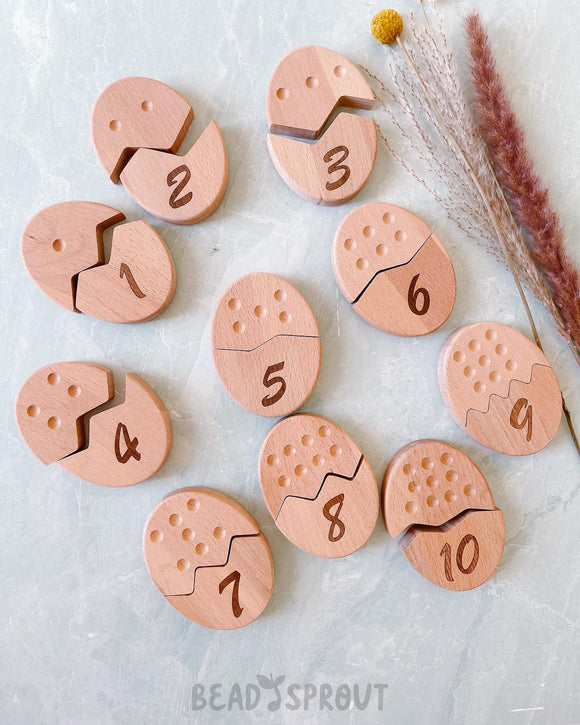 Wooden Cracked Egg Puzzle