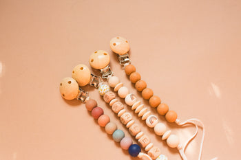 Classic Pacifier Clips, Bead Sprout