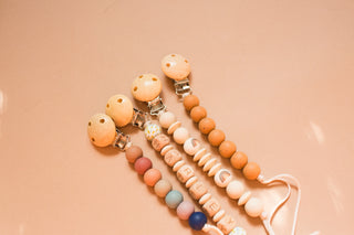 Handcrafted Bead Pacifier Clips, Bead Sprout
