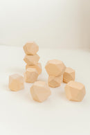 Natural Wood Balancing Stacking Stones, Balancing Rocks, Bead Sprout-5