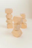 Natural Wood Balancing Stacking Stones, Balancing Rocks, Bead Sprout-2