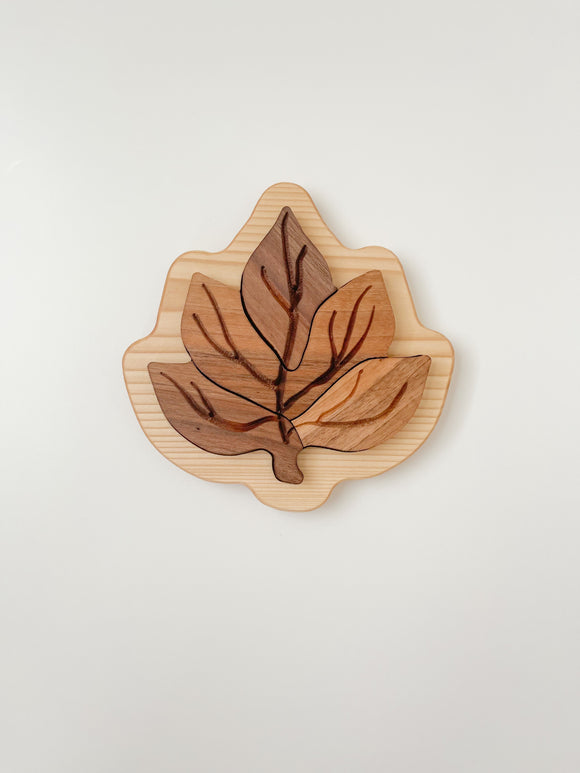 Wooden Leaf Puzzle, Bead Sprout