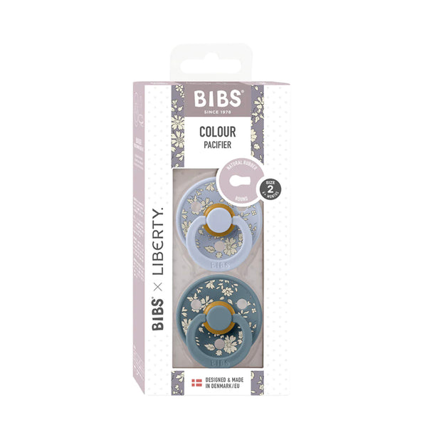 BIBS x LIBERTY Colour 2 Pack Capel, Pacifier, Bead Sprout