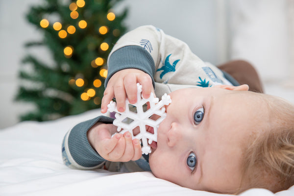 Snowflake Shaped Baby Teether, Bead Sprout