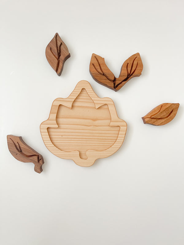Wooden Leaf Puzzle, Bead Sprout