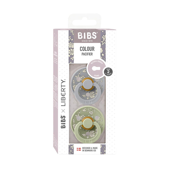BIBS x LIBERTY Colour 2 Pack Capel, Pacifier, Bead Sprout