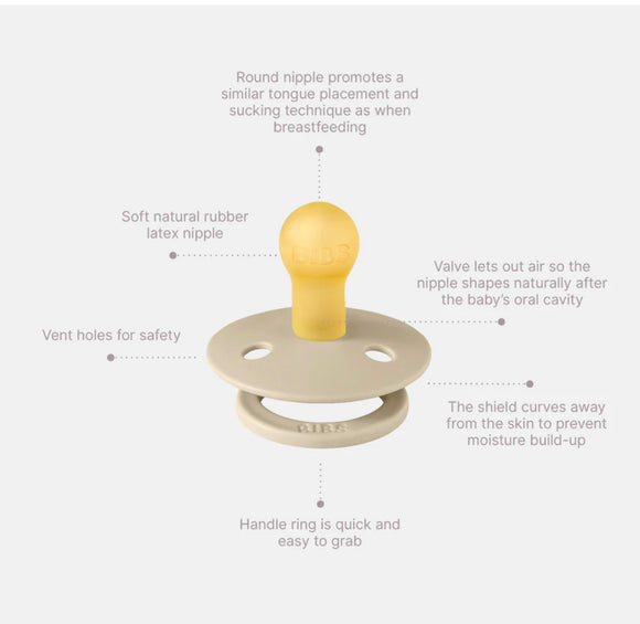 BIBS x LIBERTY Colour 2 Pack Chamomile Lawn