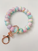 Wristlet Key Chains, Bracelet Keychain, Bead Sprout-12