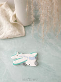 Airplane “The Jet Setter” Baby teether, Bead Sprout