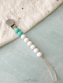 Handmade Classic Color Block Pacifier Clip - Bead Sprout-2