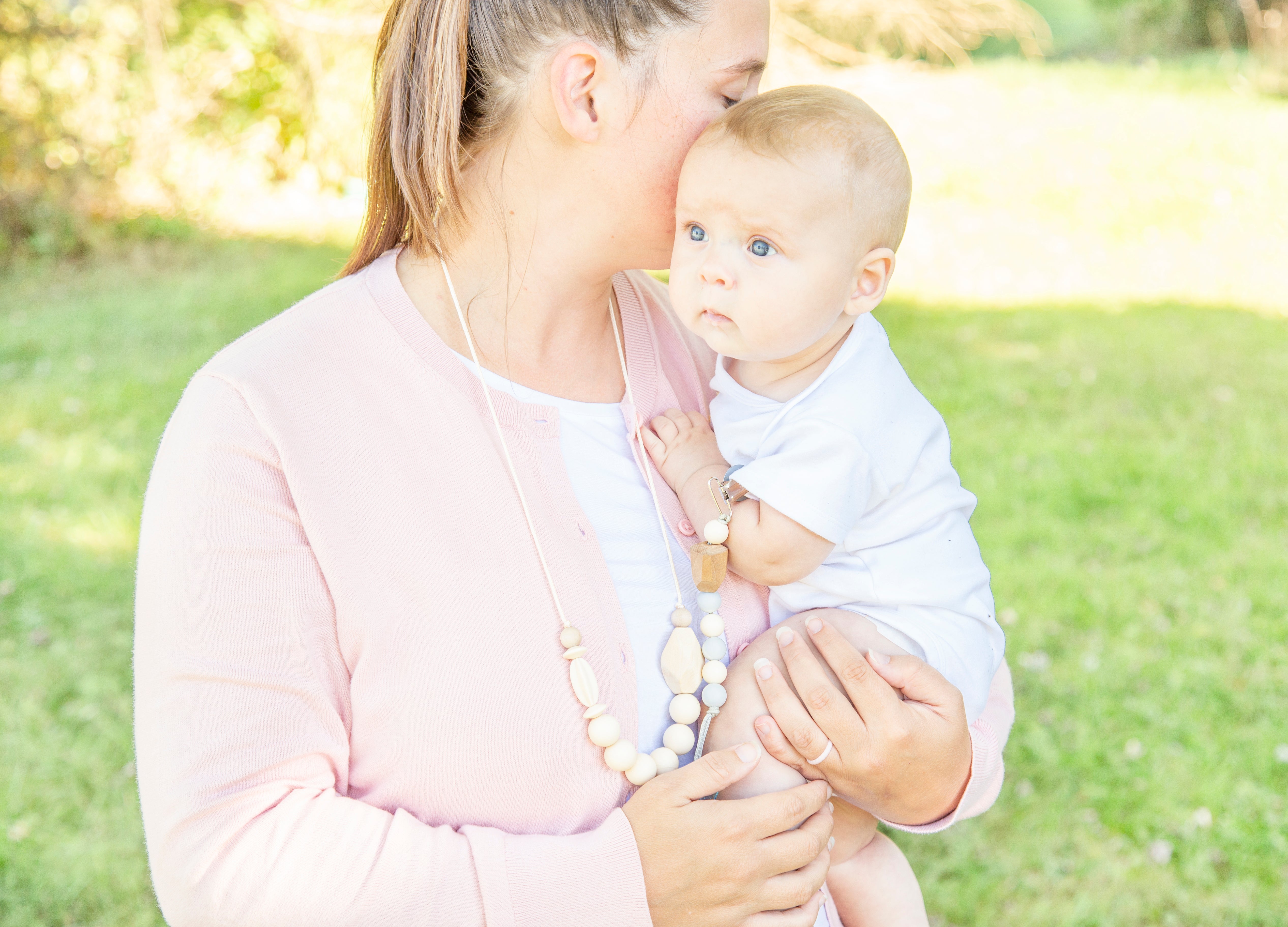 Silicone Teething Necklace, Bead Sprout