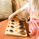 Wooden Geometric Shape Big to Small Puzzle, Bead Sprout-7