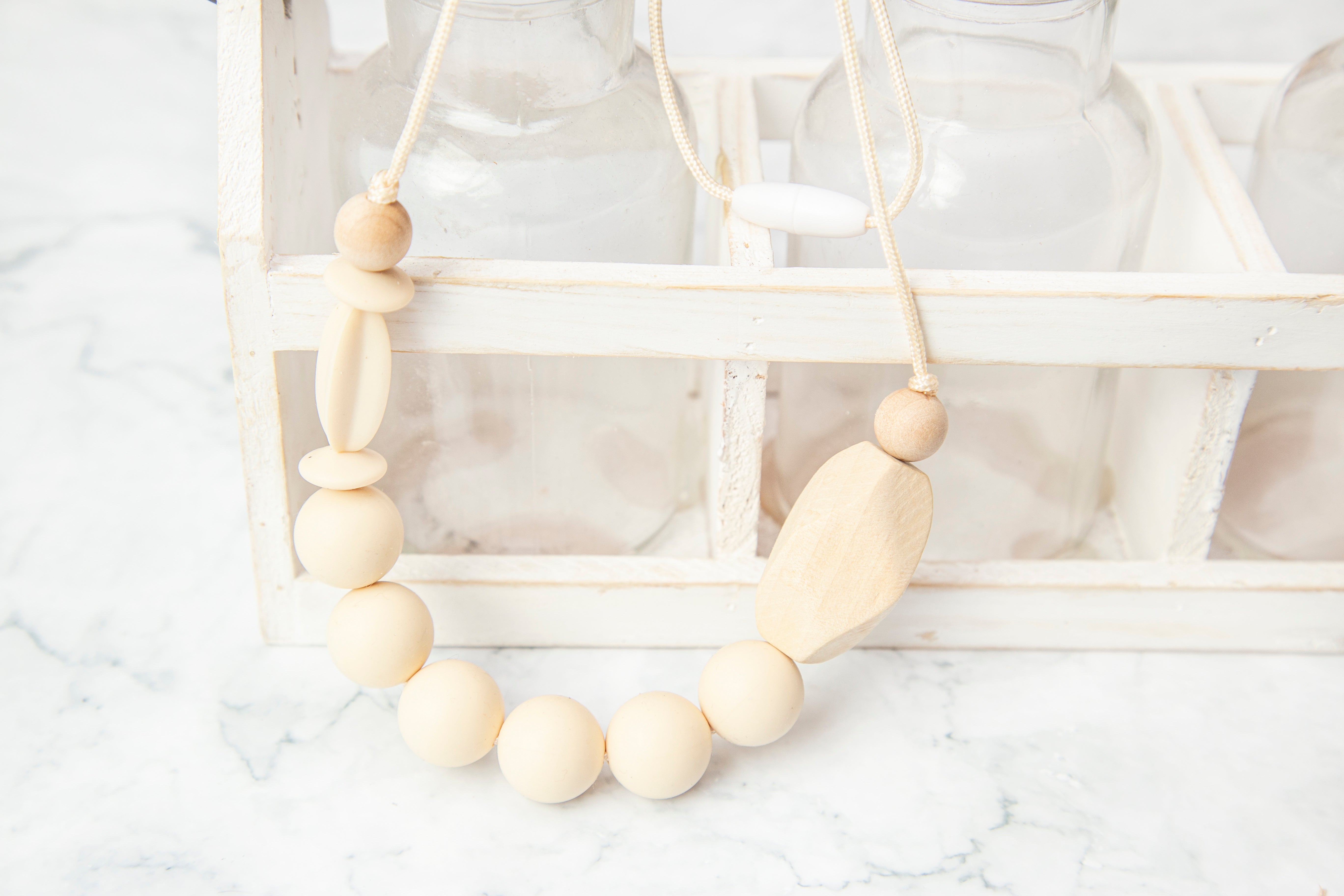 Silicone Teething Necklace, Bead Sprout