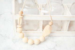 Buy navajo-white Silicone Teething Necklace, Bead Sprout