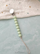 Pastel Rainbow Pacifier Clip, Handmade,  Bead Sprout-3