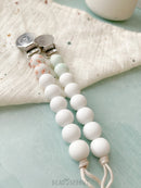 Vintage Inspired Classic Pacifier Clips, Handmade, Bead Sprout-1