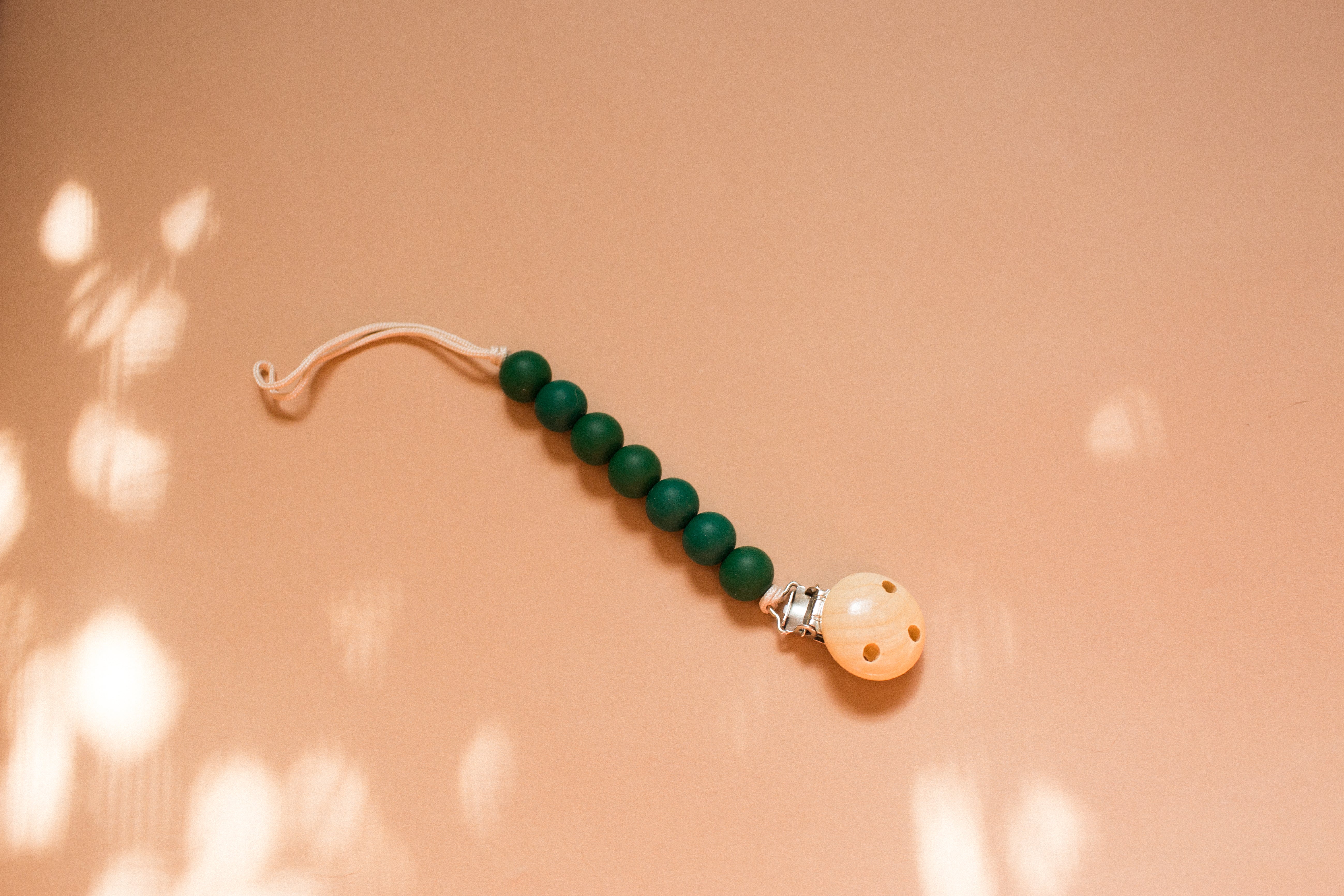 Coffee Cup Teether & Pacifier clip set | Bead Sprout