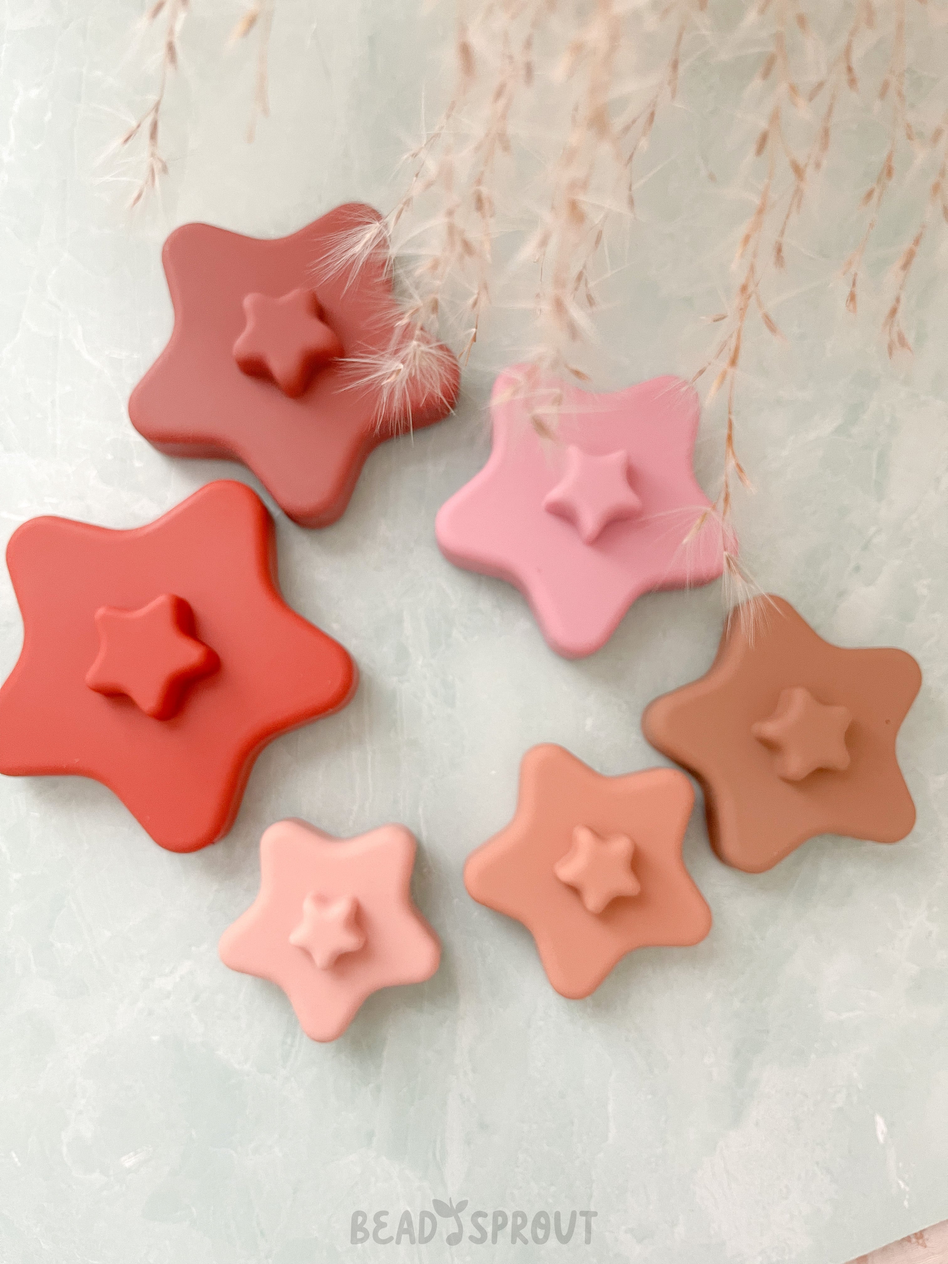 Star Shaped Stacking Toy, Bead Sprout