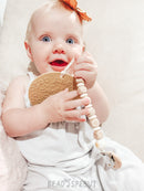 You are my Sunshine - Personalized Pacifier Clip, Custom Name Pacifier Clip, Bead Sprout-1