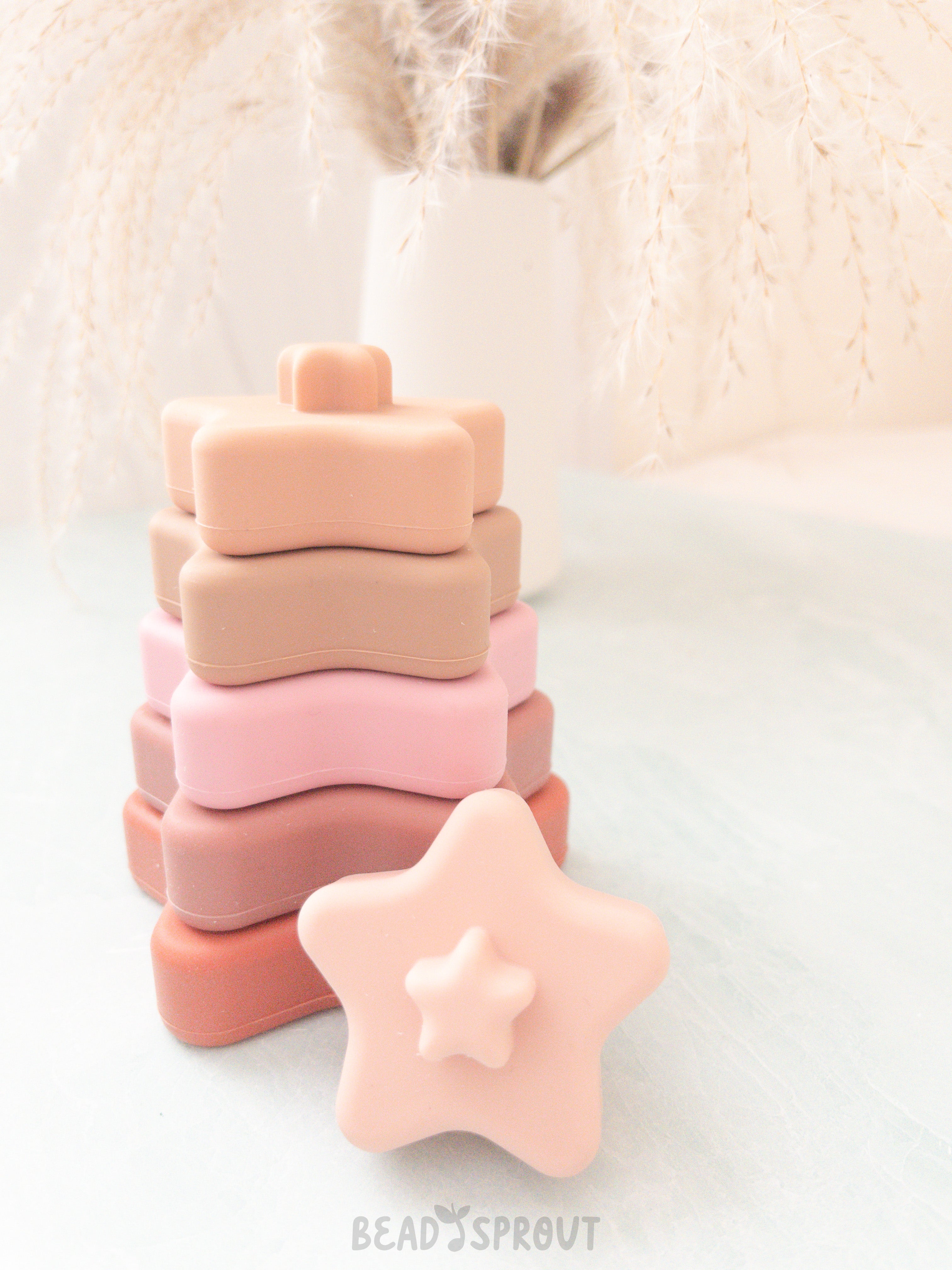 Star Shaped Stacking Toy, Bead Sprout