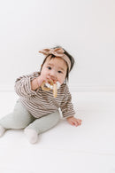 Daisy Floral Sensory Teething Toy, Handmade, Bead Sprout-4