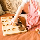 Wooden Geometric Shape Big to Small Puzzle, Bead Sprout-4