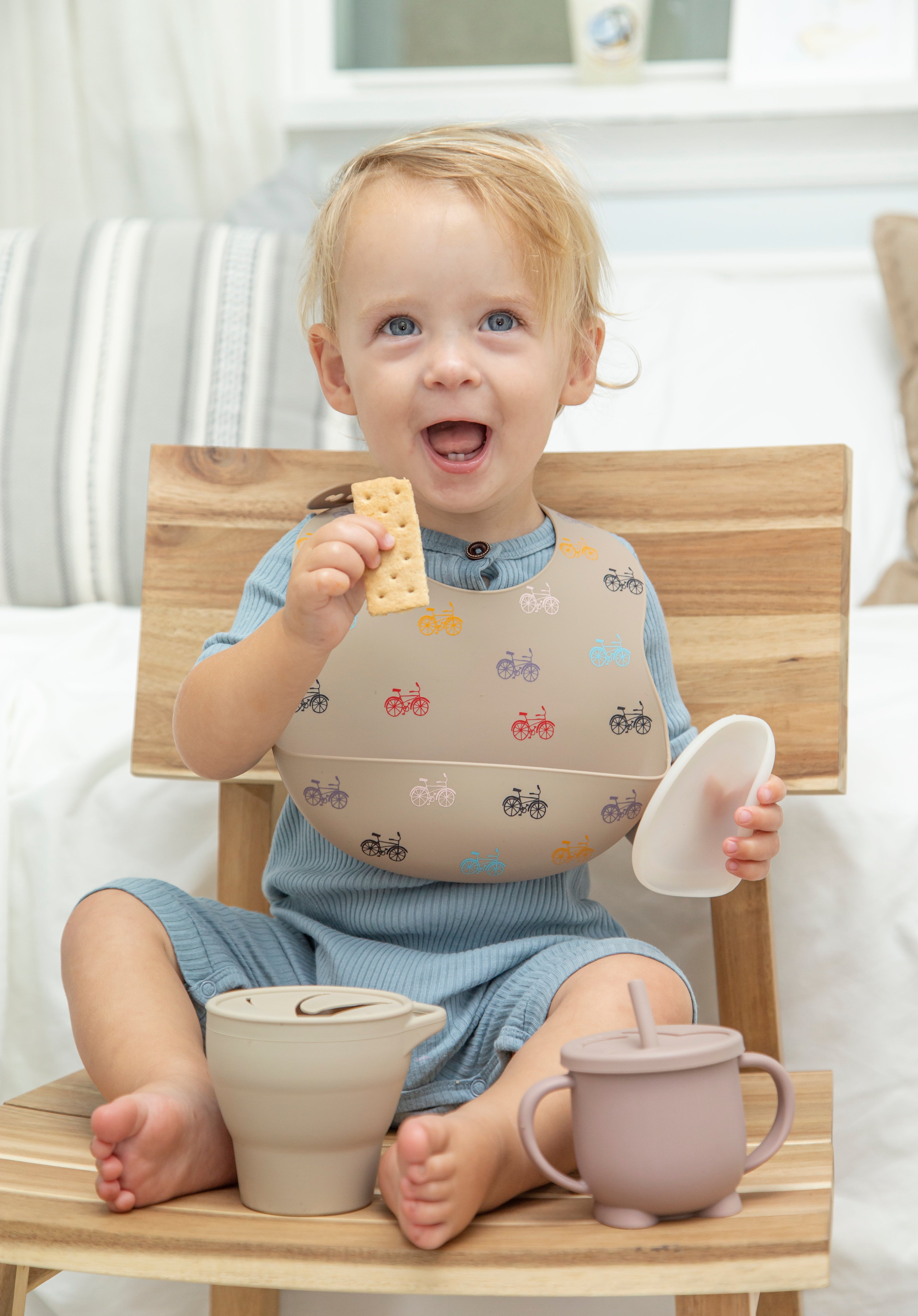 Printed Silicone Bibs | Bead Sprout