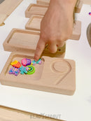 Wooden Counting Number Board from 1 to 10-5