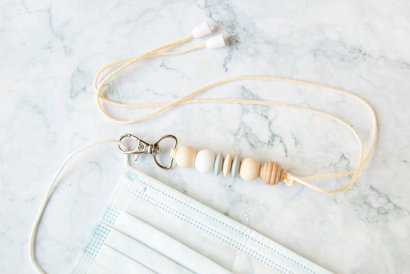 Beaded Lanyard, ID Badge, Bead Sprout