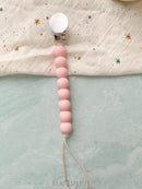 Pastel Rainbow Pacifier Clip, Handmade,  Bead Sprout-4