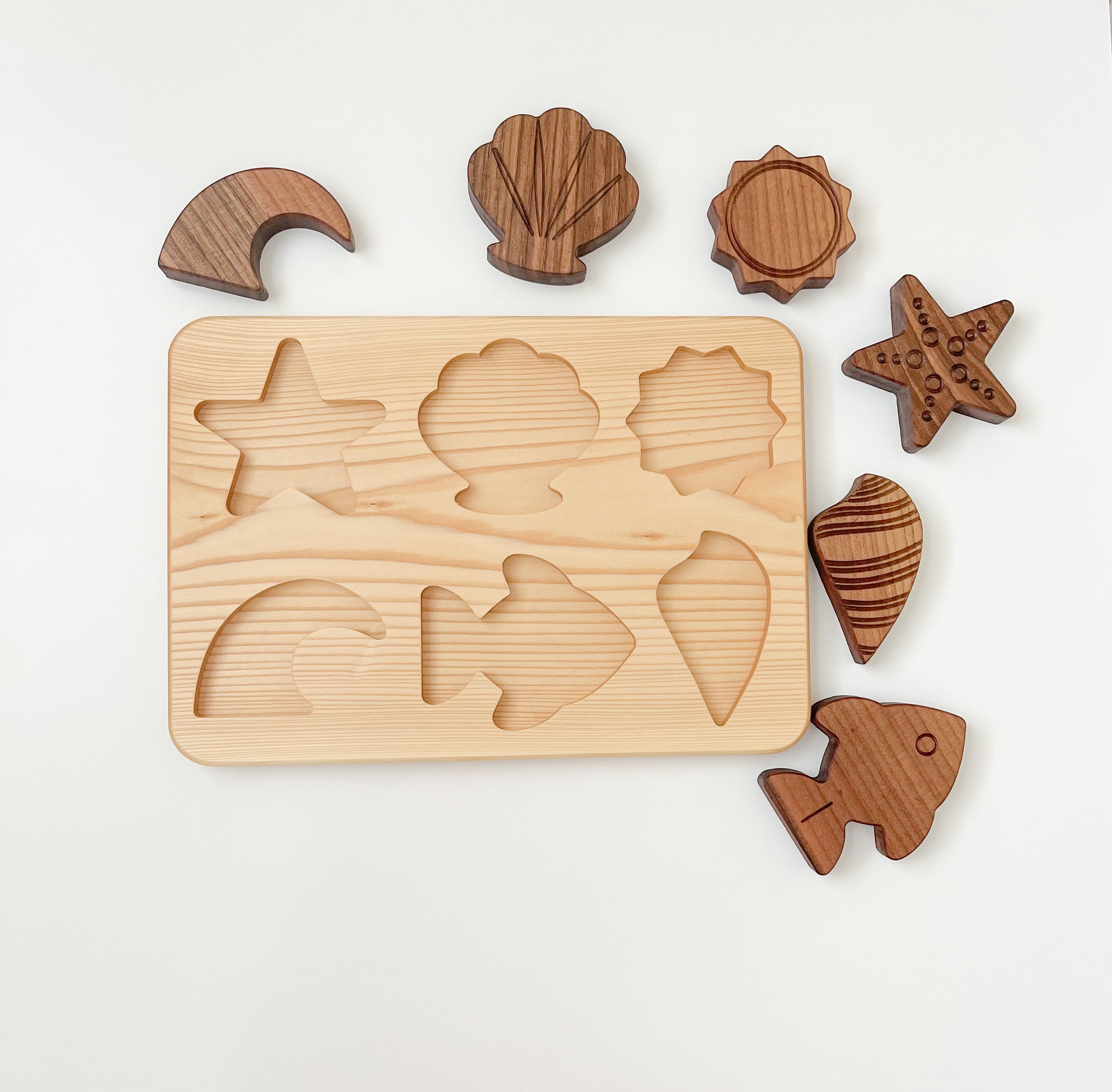 Wooden Sea Creatures Puzzle, Bead Sprout