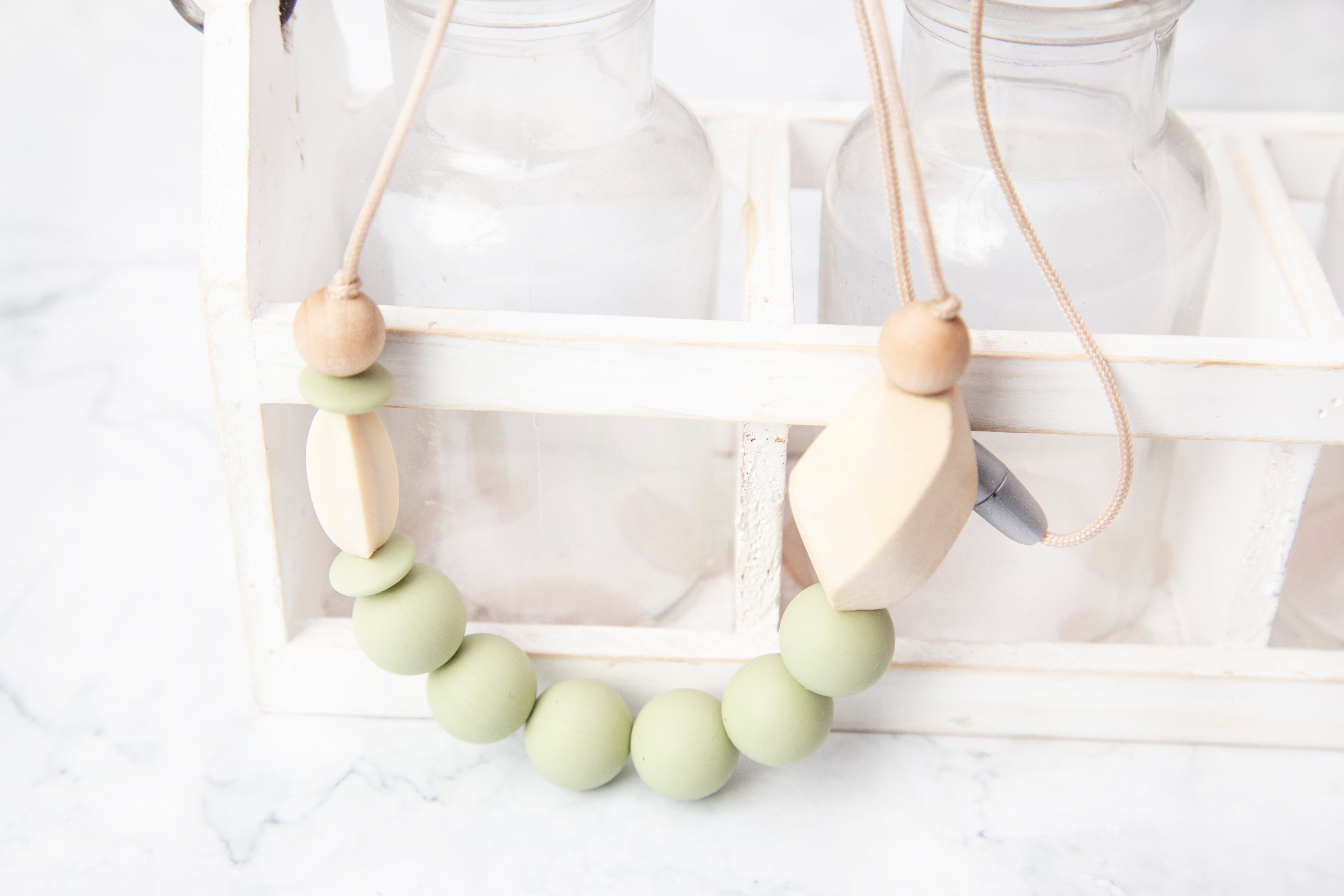 Silicone Teething Necklace, Bead Sprout - 0